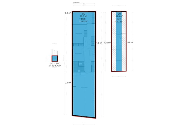 Floor plan - Warmoesstraat 34B, 1012 JE Amsterdam 